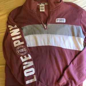 PINK quarter zip